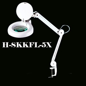 HANDO-한도LED조명확대경/H-SKKFL-8X/클램프형
